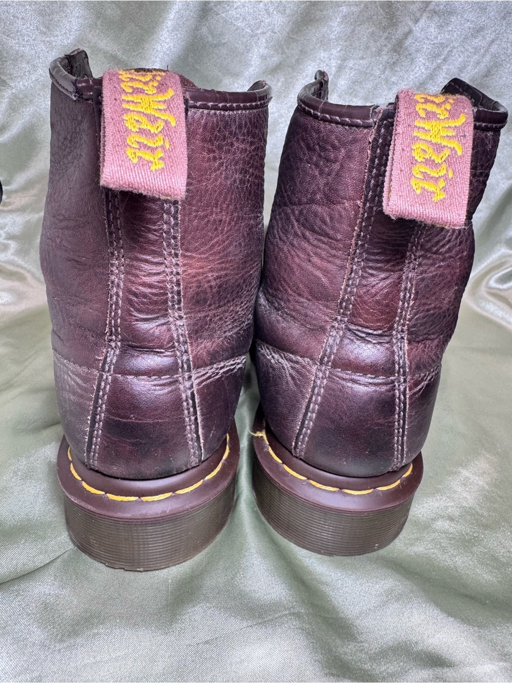 Doc Martens “For life” Classic Brown Leather Lace-Up Boots with Leather Laces 38 - Picture 6 of 12